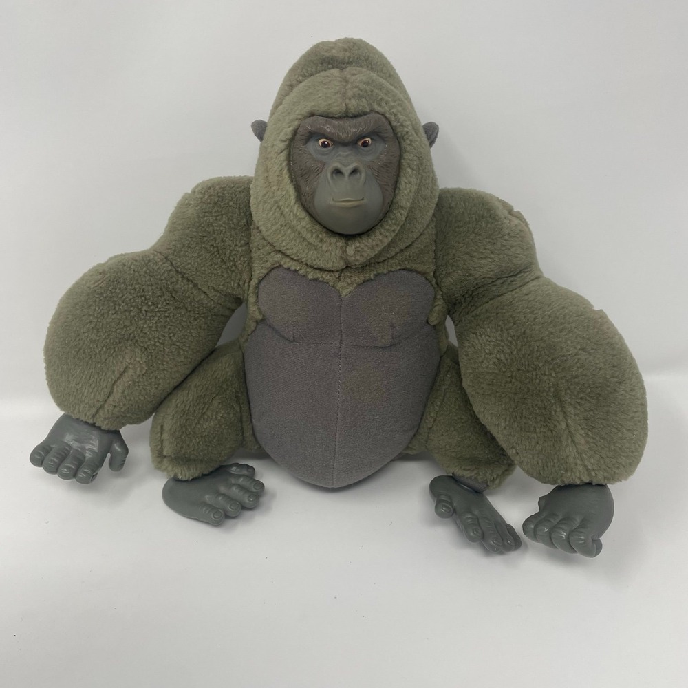 Vintage 1999 Disney Tarzan Kerchak Gorilla Plush Mattel Arcotoys 8" Collectible